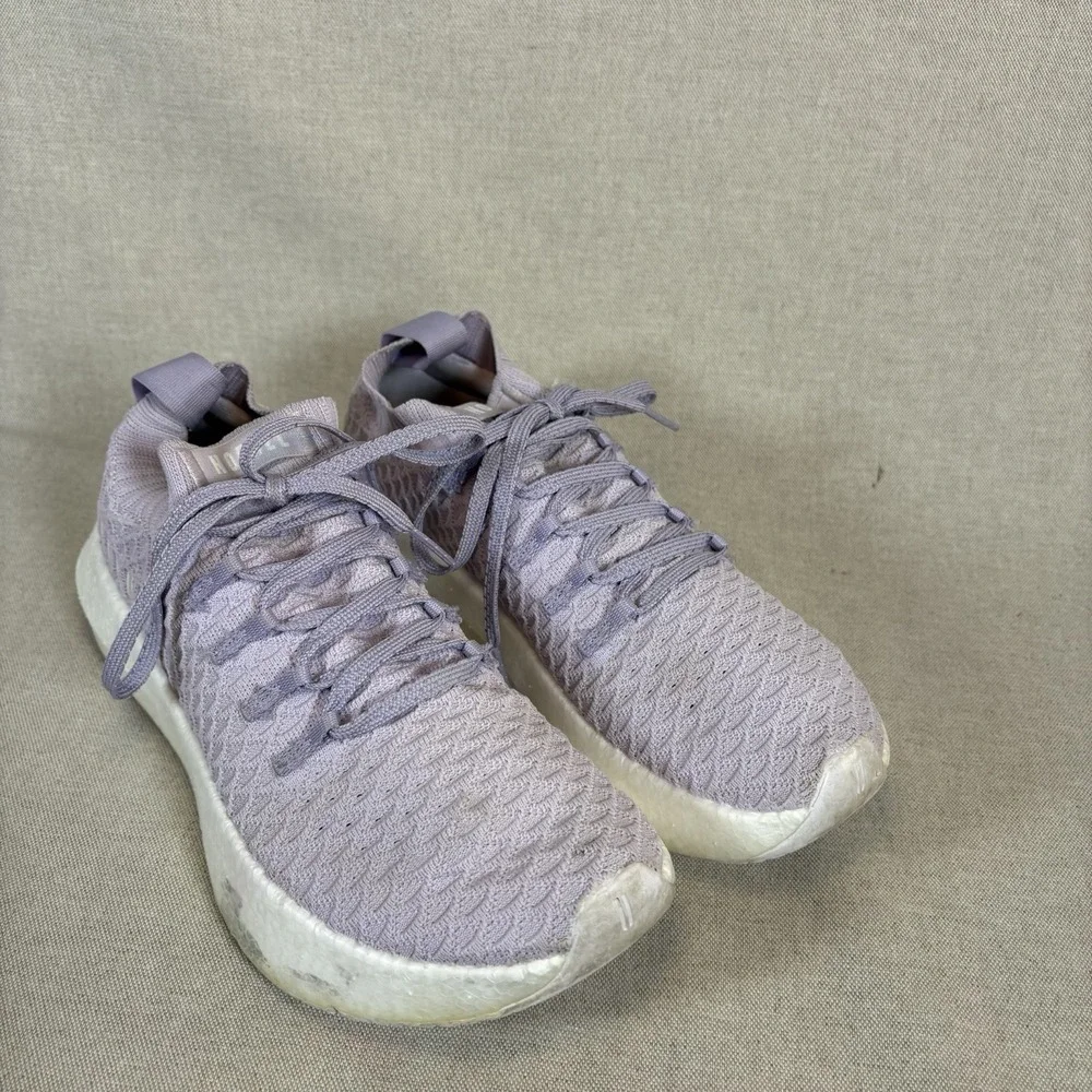 No Bull Drive Knit Runner Mens Running Athletic Shoes Lilac Sz W8.5 M7 Lace Up